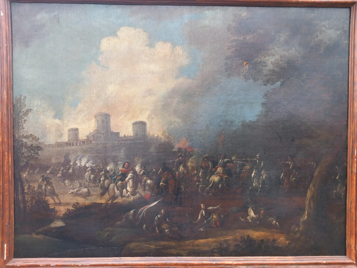 Dipi﻿nto - Battaglia, '700, Napoli