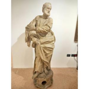 Coppia di statue in legano, ' fine '500, Venezia