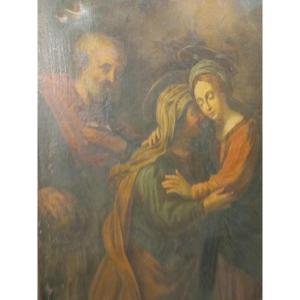 Dipinto "La Visitazione", '700, Italia Central