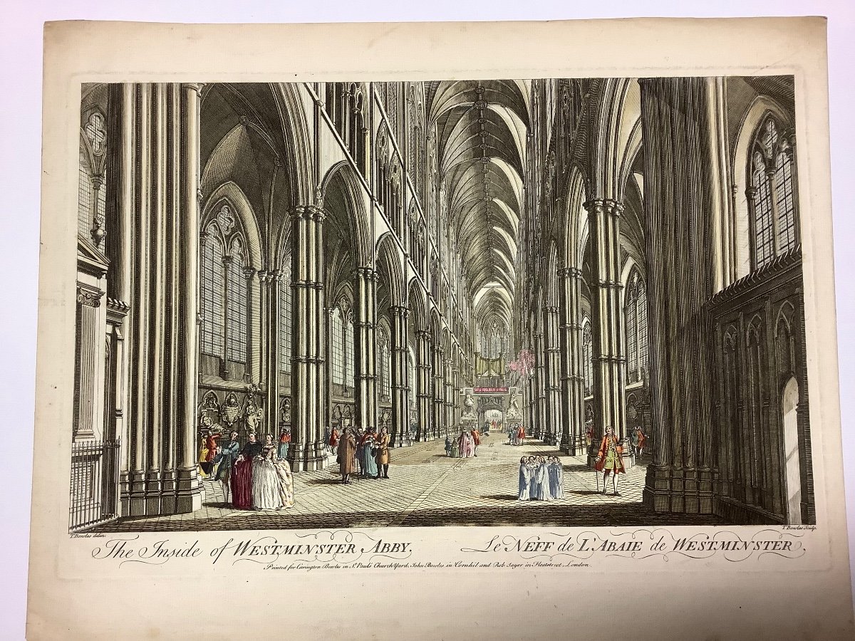 Incisione della cattedrale di Westminster Ep 1700-photo-2