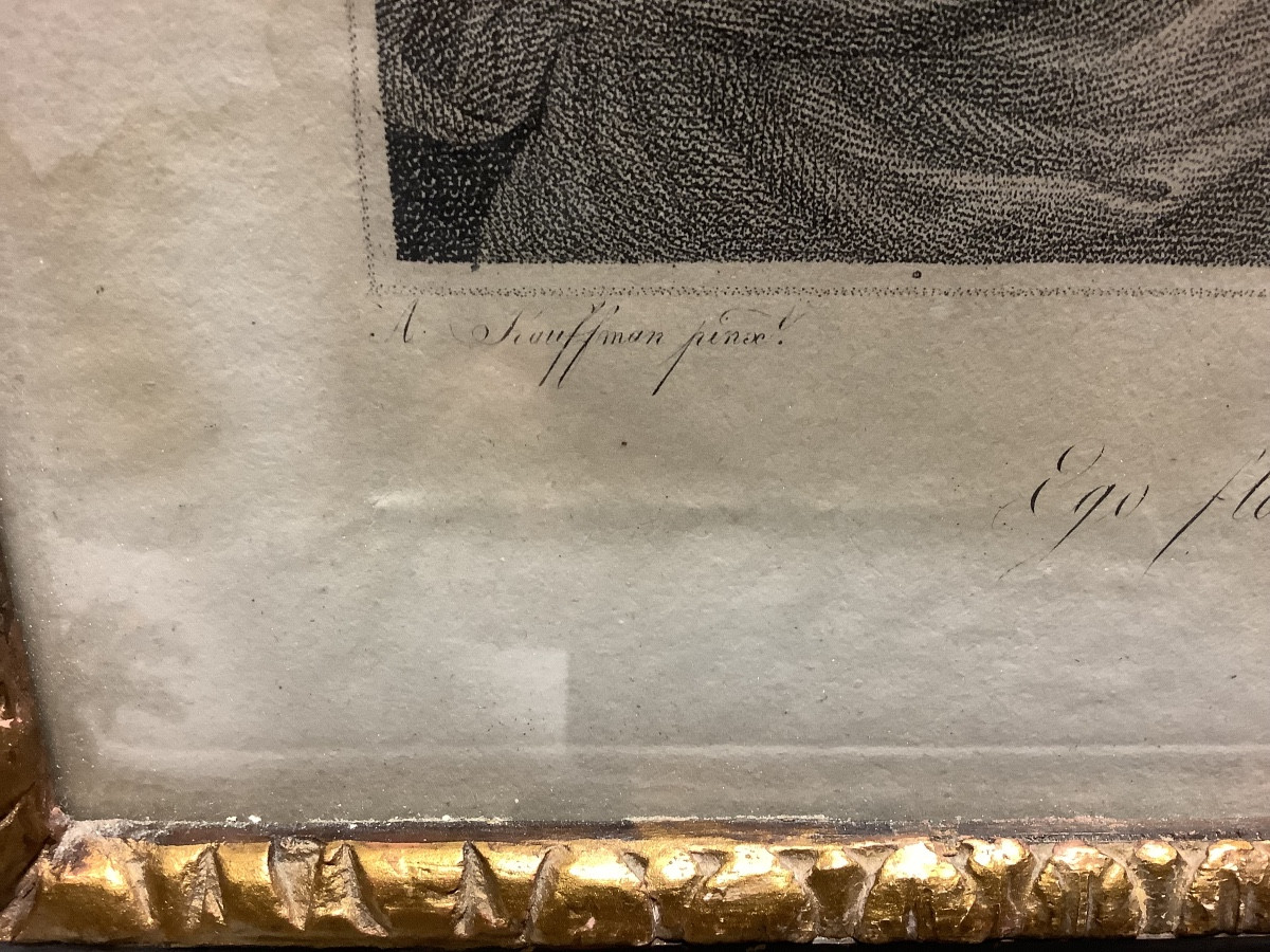 Incisione sacra famiglia con angelo di Pietro Vedovato Ep 1774-1847-photo-1