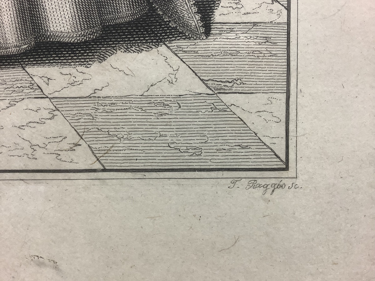 Incisione ritratto  raffigurante piccola nobildonna pittore  A. VAN DICK EP 1700-photo-3