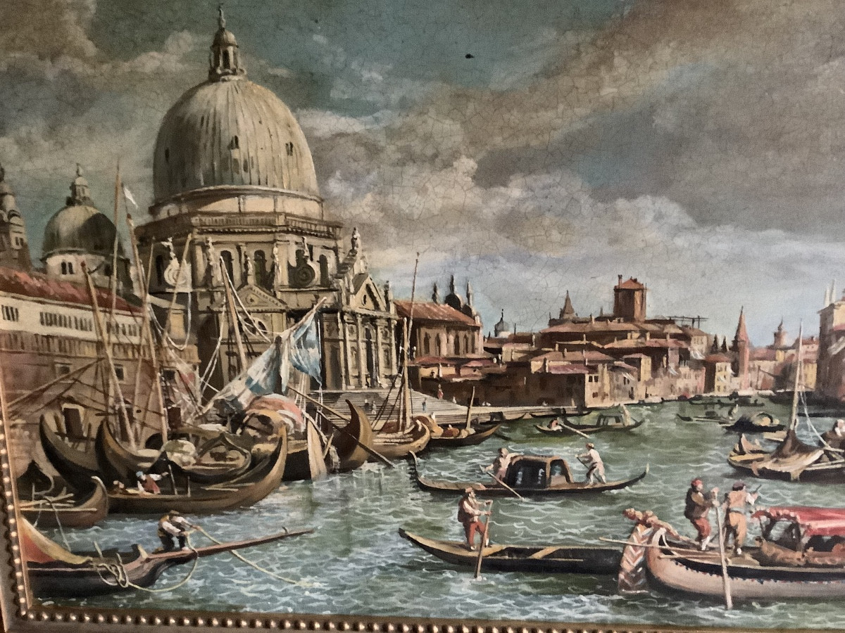 Dipinto olio su tela Venezia Ep 900-photo-2