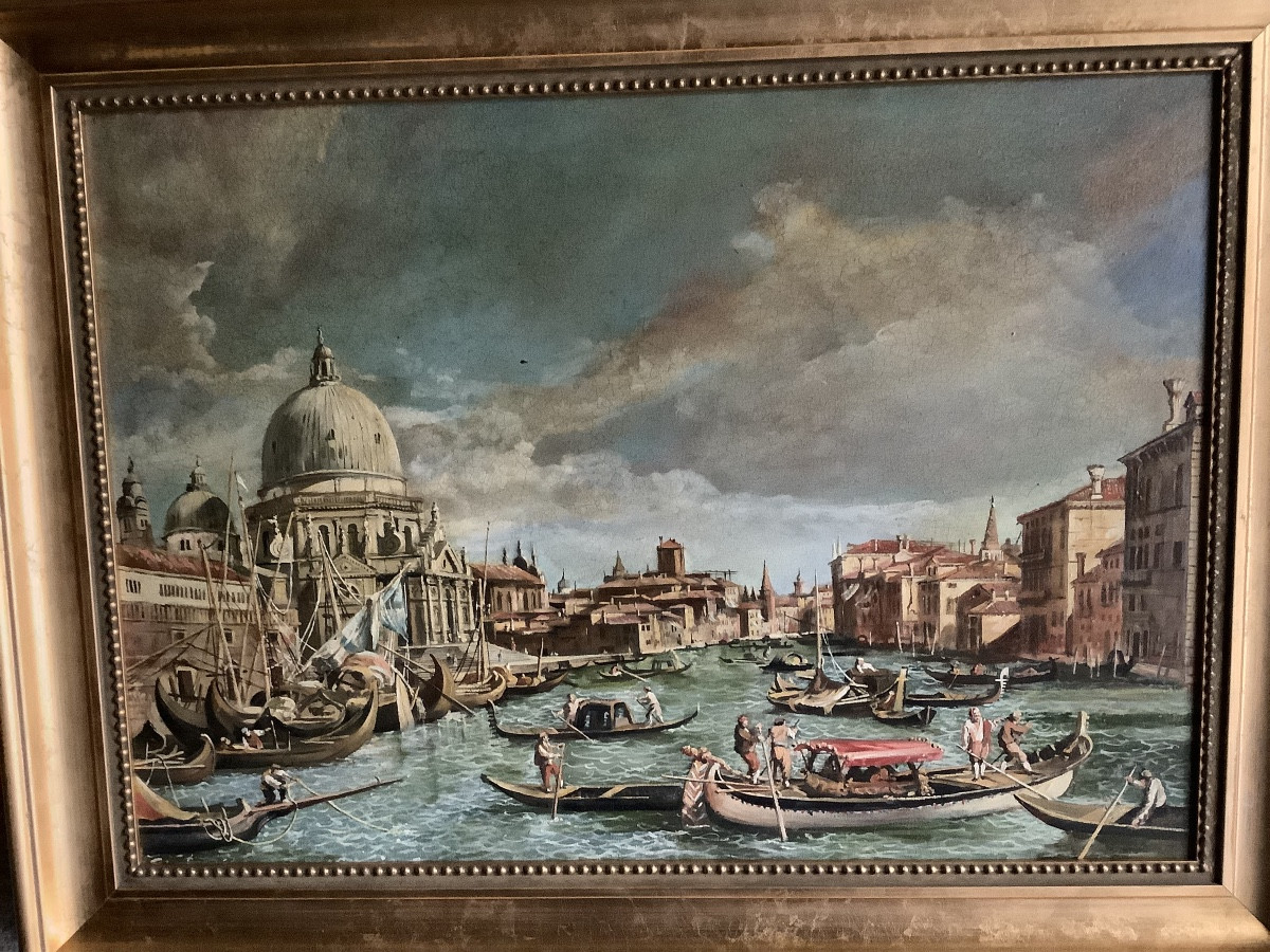 Dipinto olio su tela Venezia Ep 900-photo-2