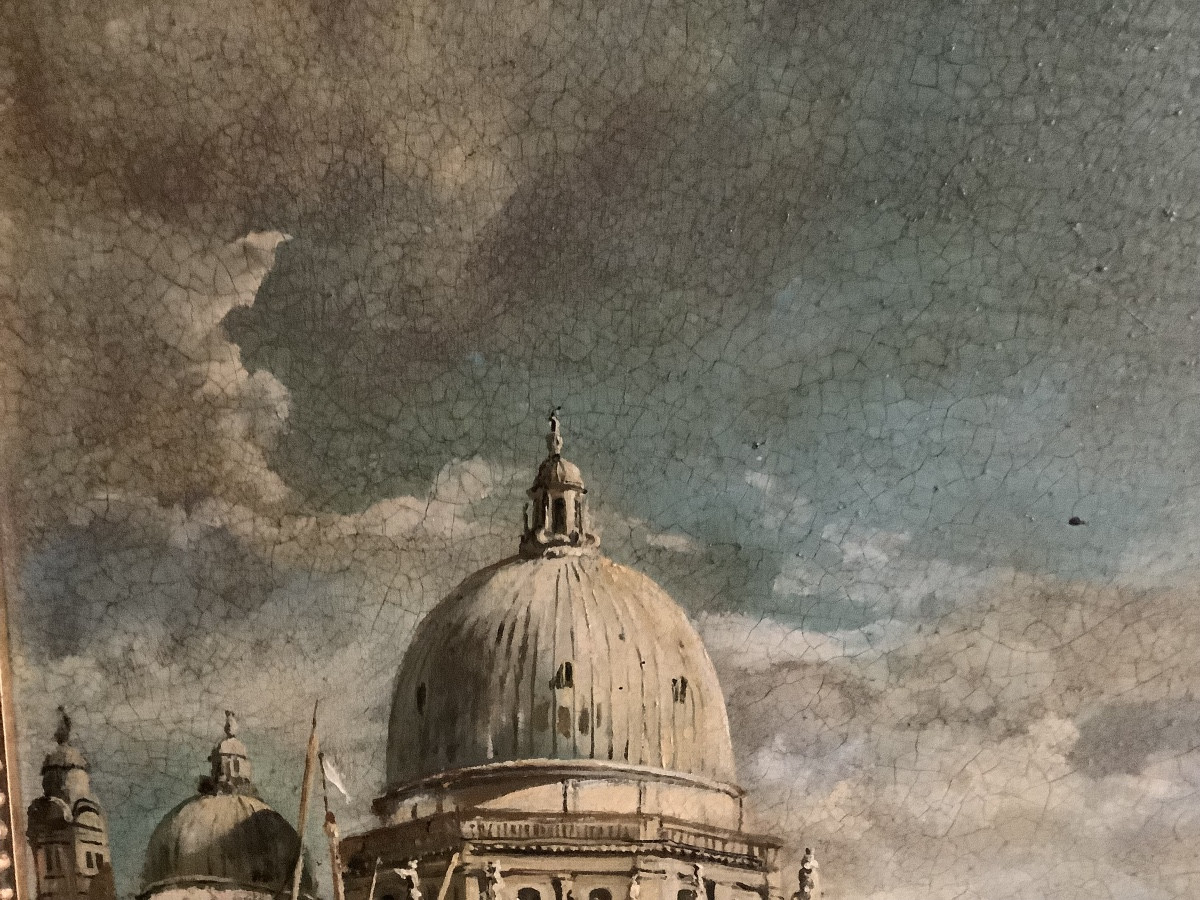 Dipinto olio su tela Venezia Ep 900-photo-3