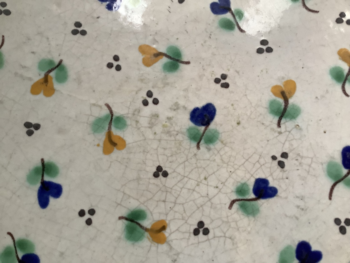 Grande piatto in ceramica con decori Italia Ep 800-photo-2