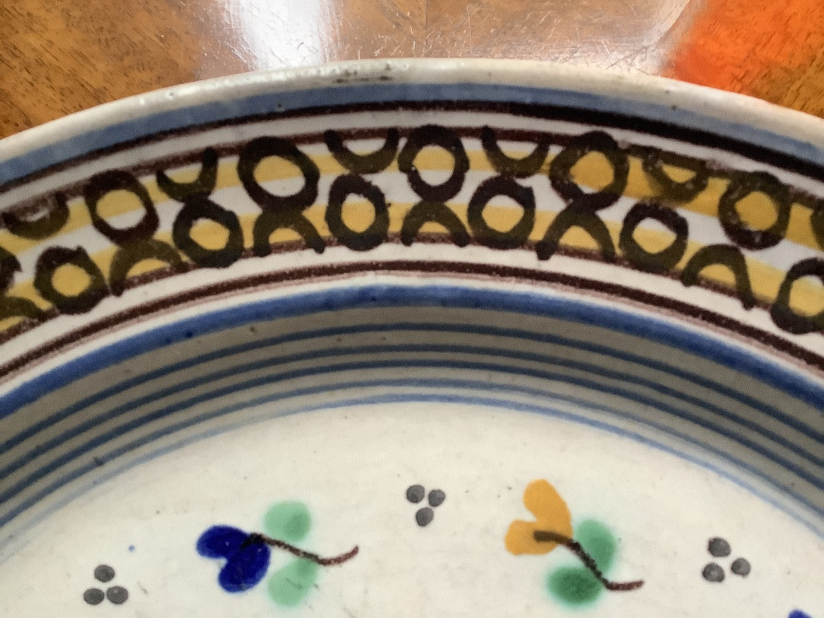 Grande piatto in ceramica con decori Italia Ep 800-photo-3