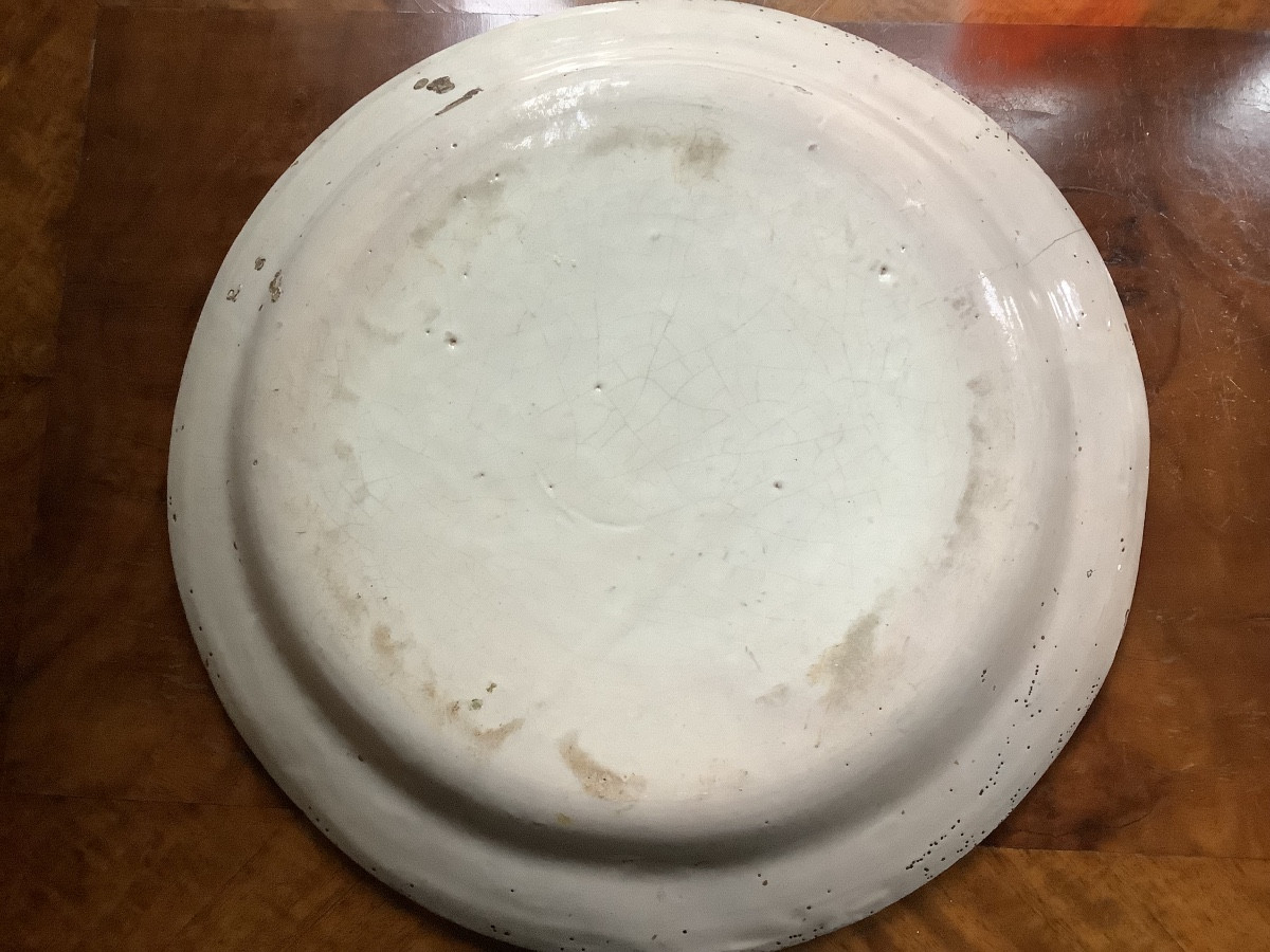 Grande piatto in ceramica con decori Italia Ep 800-photo-3