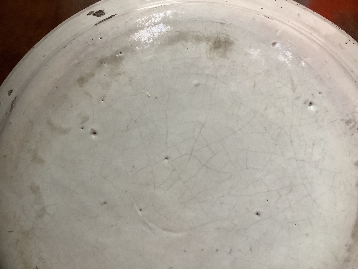 Grande piatto in ceramica con decori Italia Ep 800-photo-4