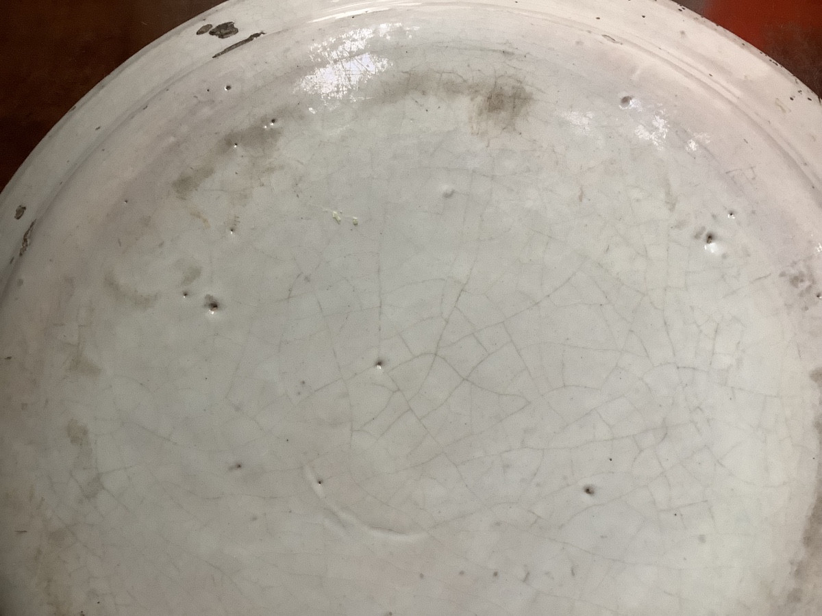 Grande piatto in ceramica con decori Italia Ep 800-photo-5