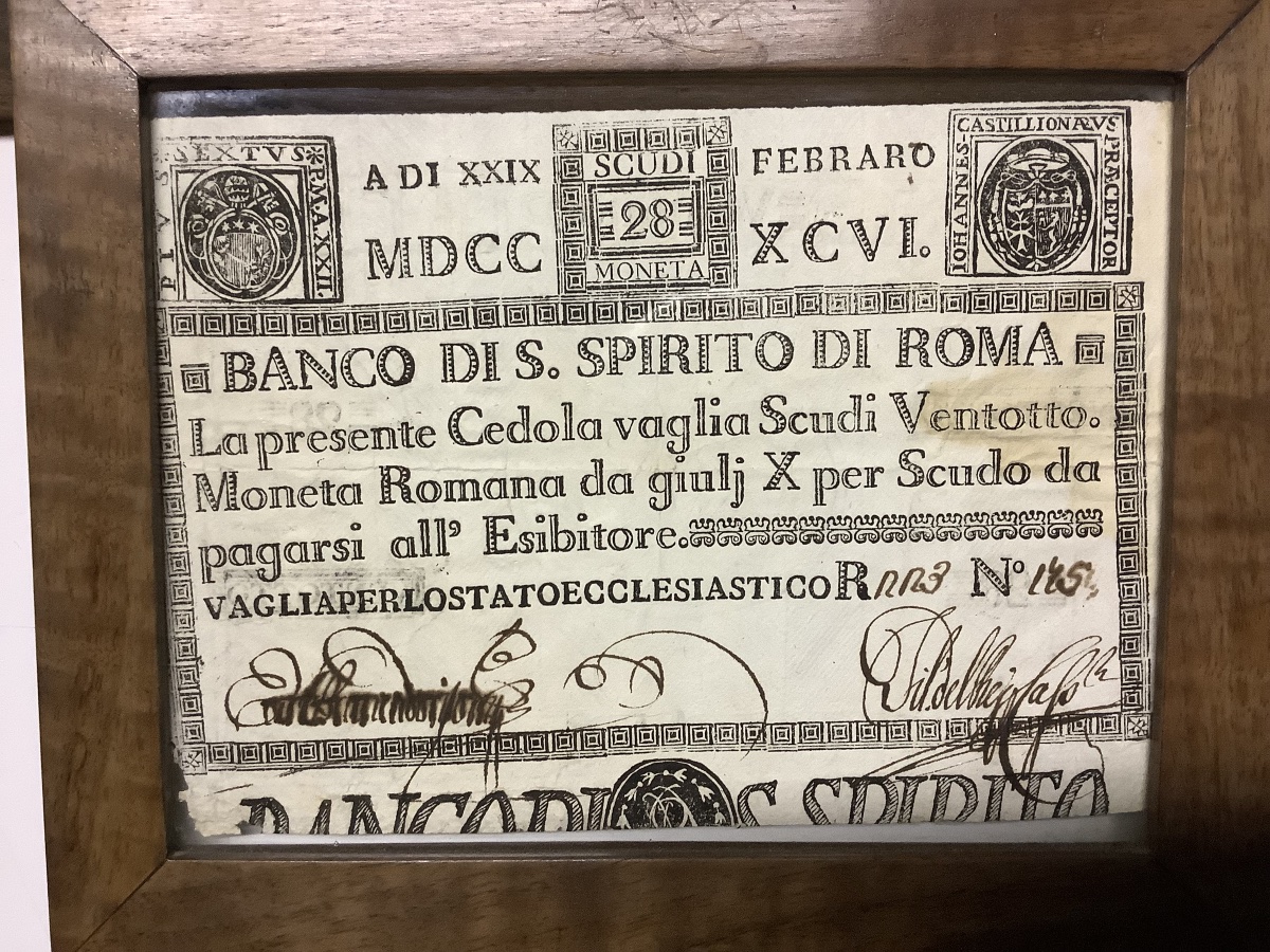 Quattro cedole Banco di Roma e Santo Monte Ep 1750-photo-4
