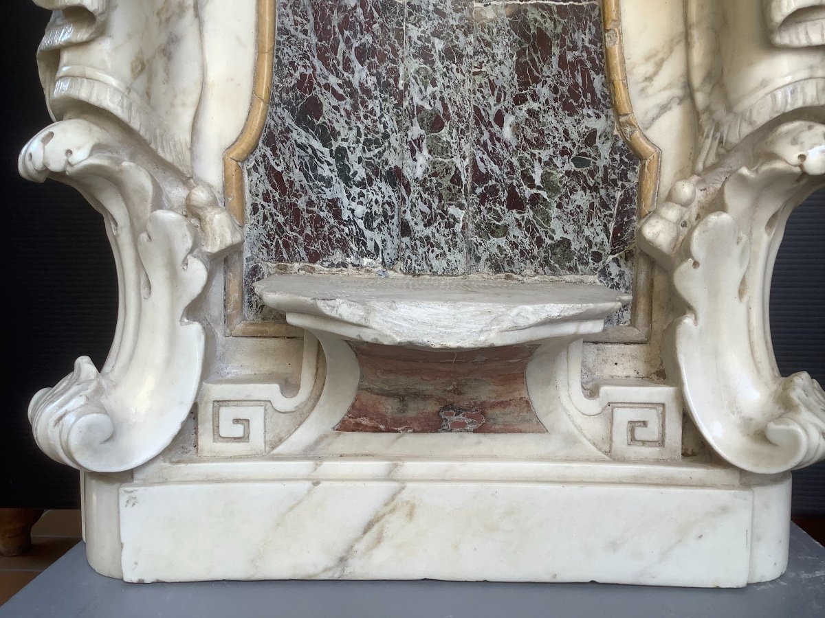 tempietto in marmo Ep XVIII secolo-photo-2
