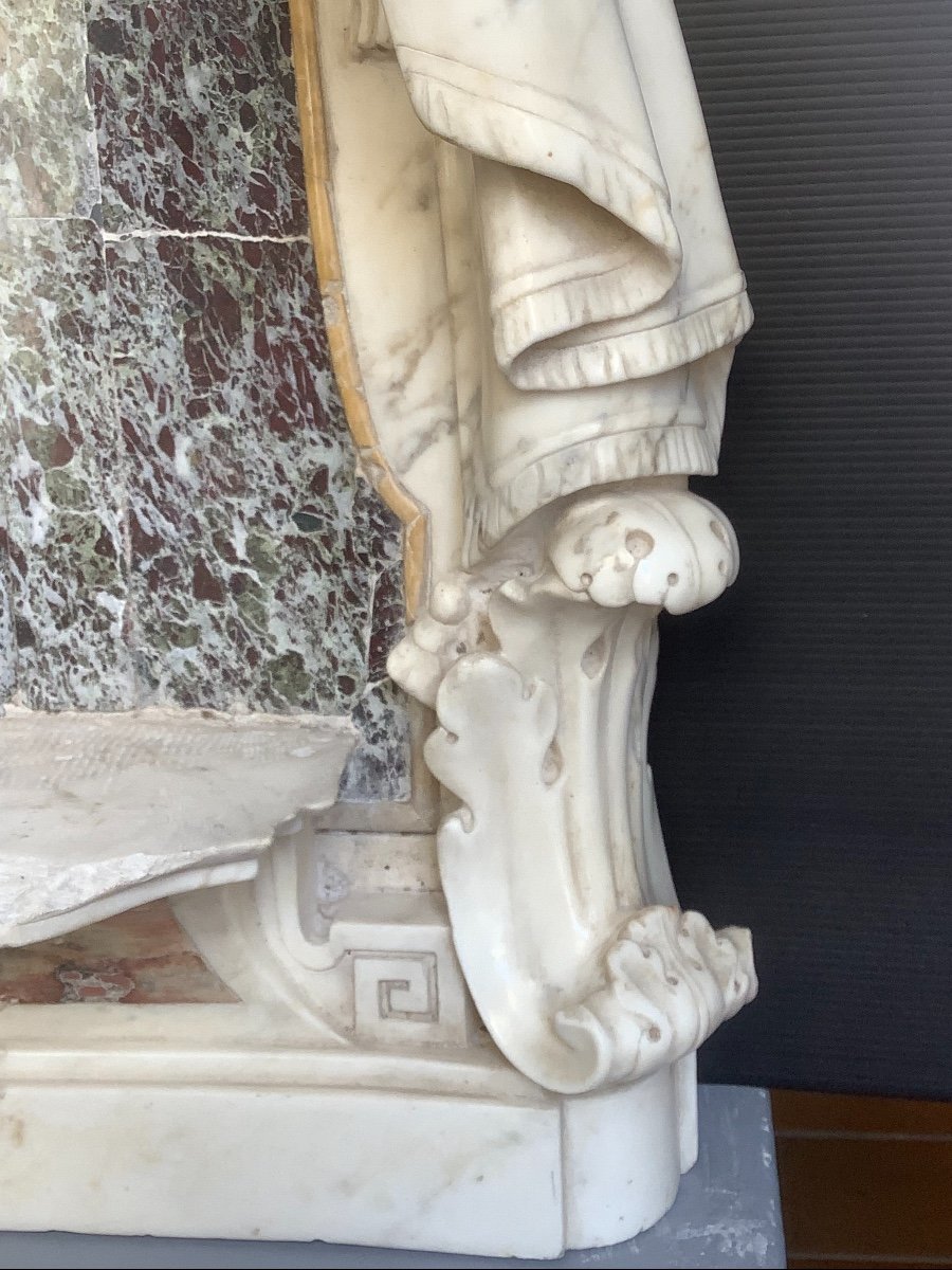 tempietto in marmo Ep XVIII secolo-photo-3