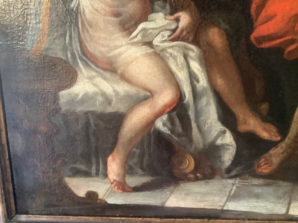 Olio su tela Ep XVIII secolo-photo-1