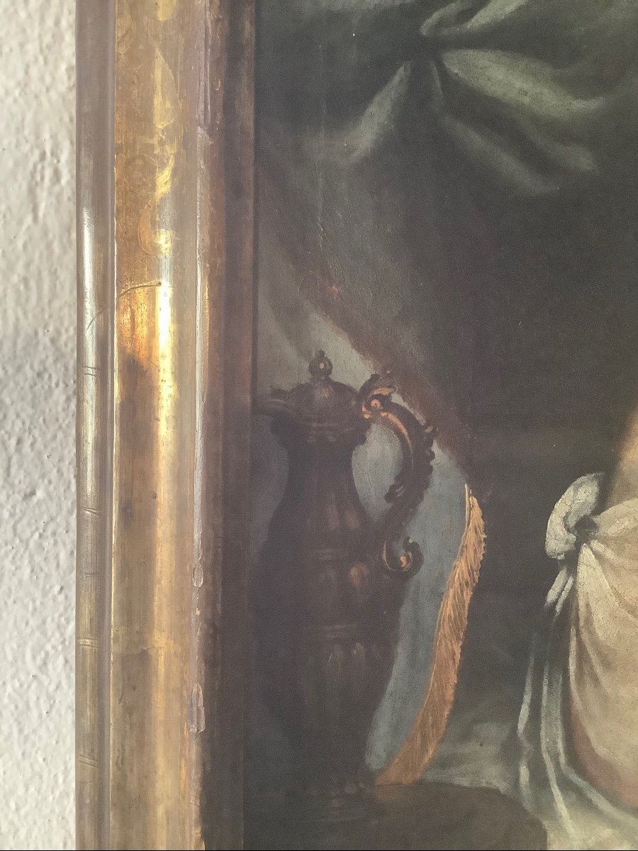 Olio su tela Ep XVIII secolo-photo-3