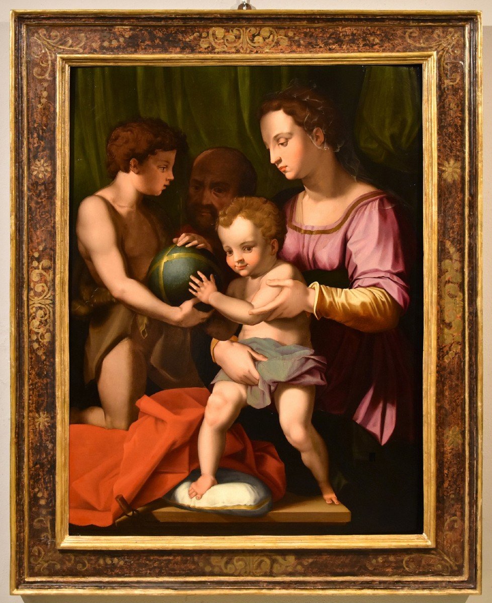 Sacra Famiglia con San Giovannino, Agnolo Bronzino (Firenze 1503 - 1572)-photo-2