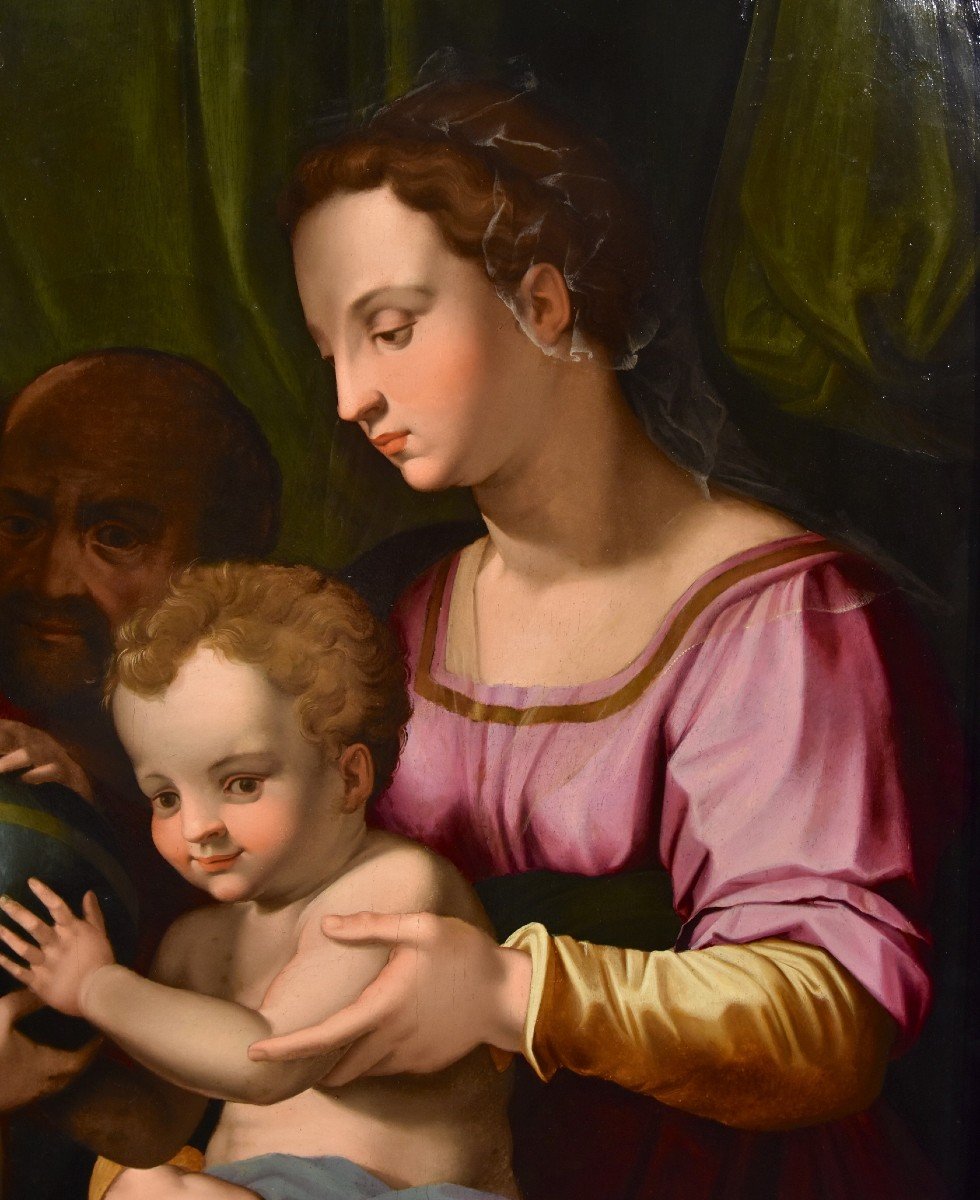 Sacra Famiglia con San Giovannino, Agnolo Bronzino (Firenze 1503 - 1572)-photo-4
