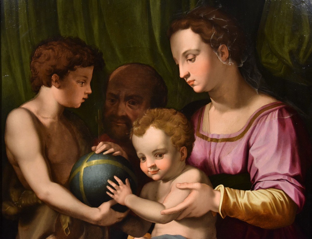Sacra Famiglia con San Giovannino, Agnolo Bronzino (Firenze 1503 - 1572)-photo-1