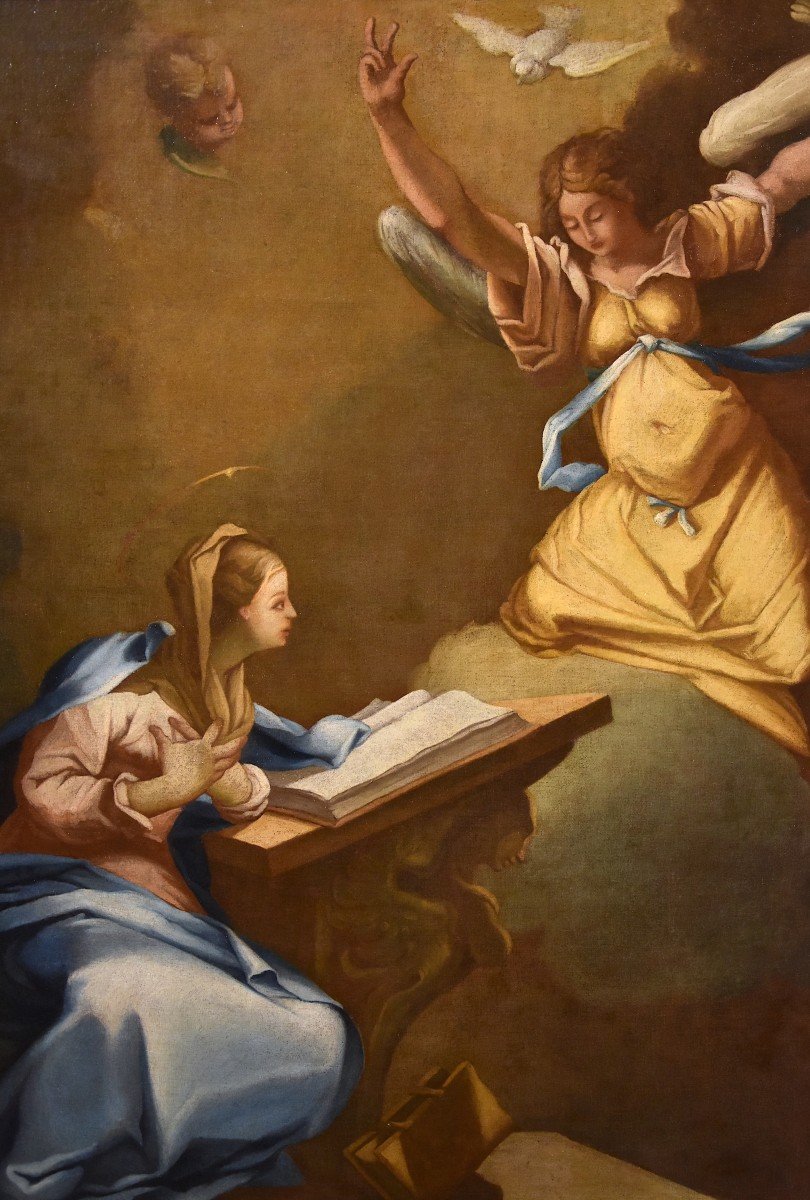 L’Annunciazione, Paolo De Matteis (Naples 1662 - Napoli, 1728) Cerchia di -photo-6