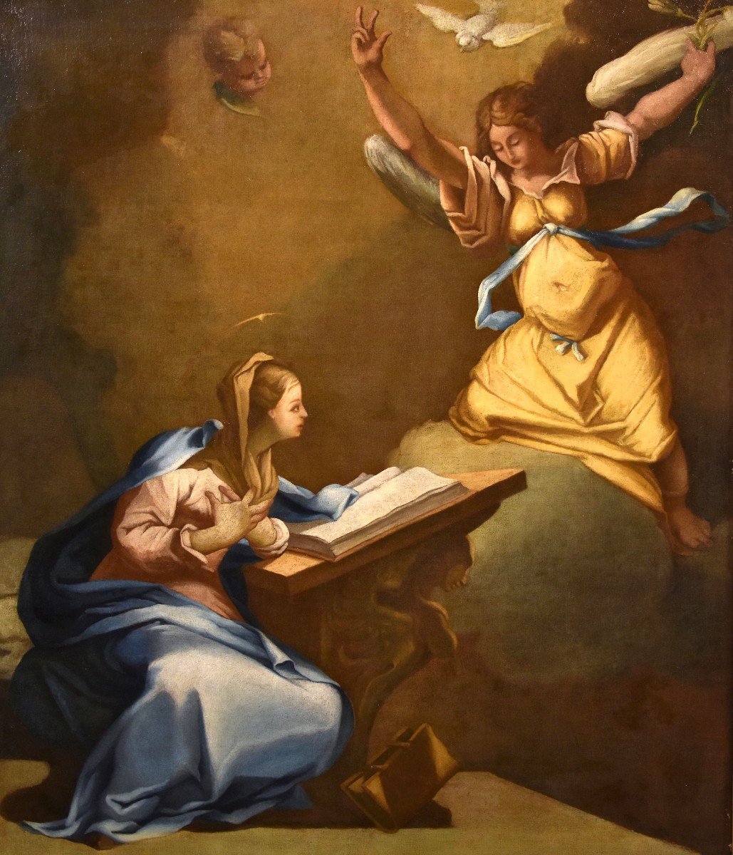 L’Annunciazione, Paolo De Matteis (Naples 1662 - Napoli, 1728) Cerchia di 