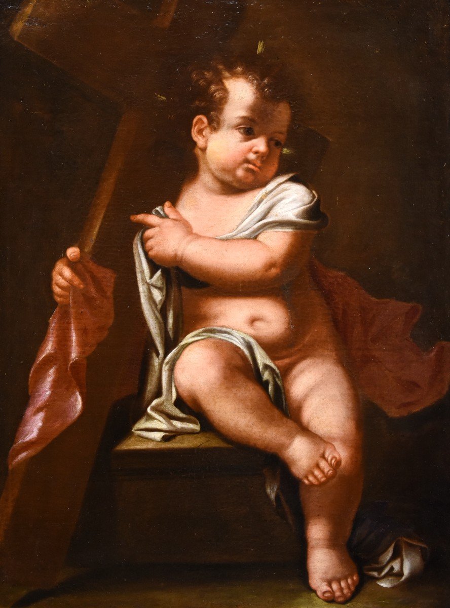 Gesù Infante con la croce, Sebastiano Savorelli (Forlì 1667 - Bologna 1722) Attribuibile a-photo-1