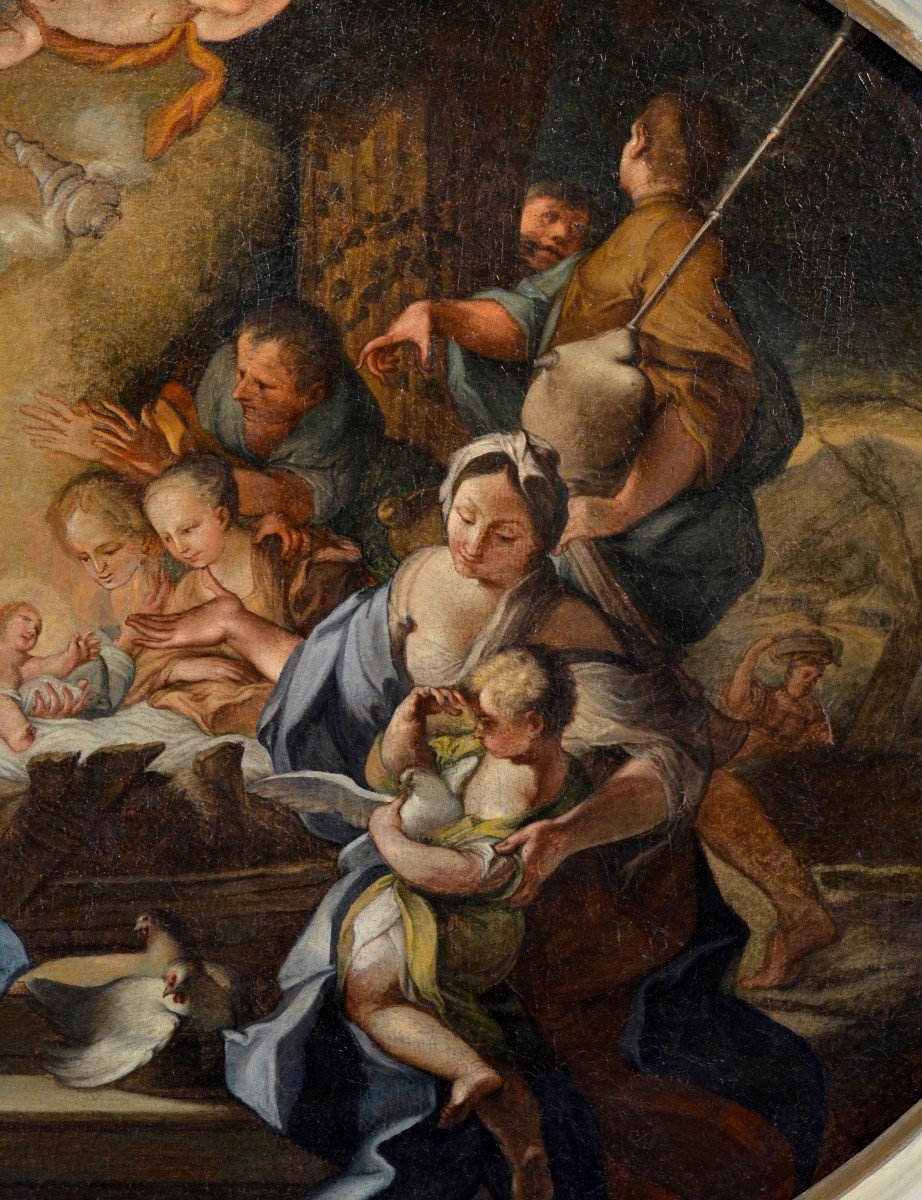 L’Adorazione dei pastori, Sebastiano Conca (Napoli 1680 - 1764) cerchia di-photo-1