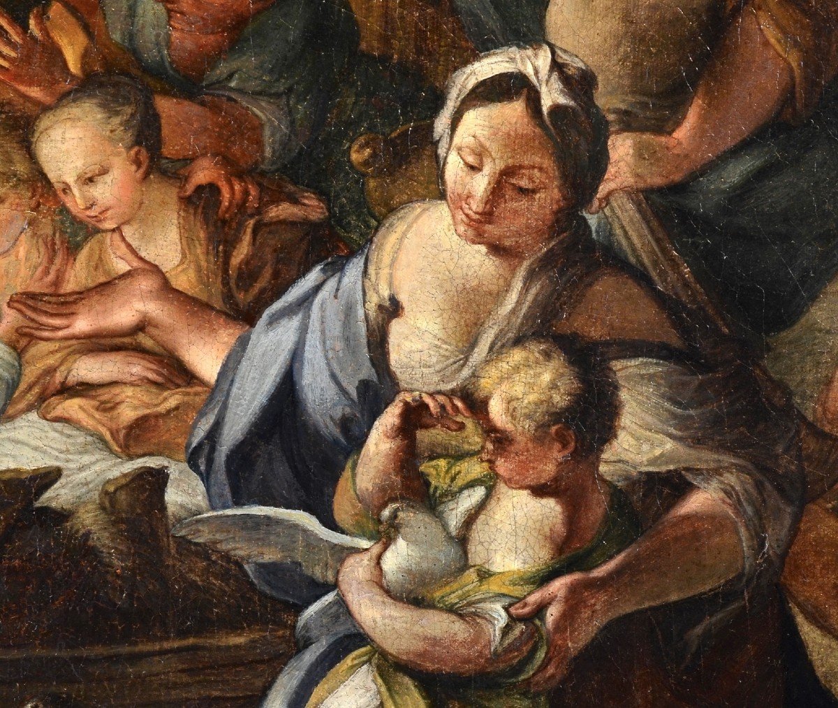 L’Adorazione dei pastori, Sebastiano Conca (Napoli 1680 - 1764) cerchia di-photo-2