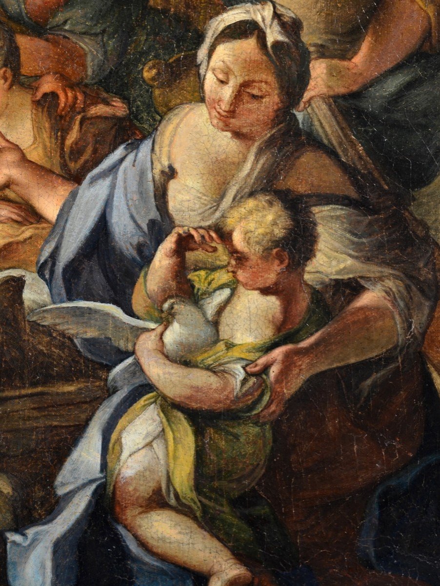 L’Adorazione dei pastori, Sebastiano Conca (Napoli 1680 - 1764) cerchia di-photo-3