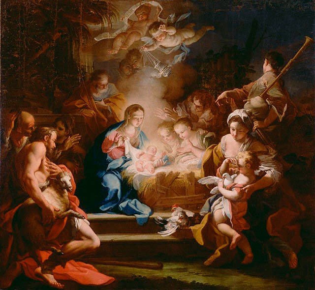 L’Adorazione dei pastori, Sebastiano Conca (Napoli 1680 - 1764) cerchia di-photo-8