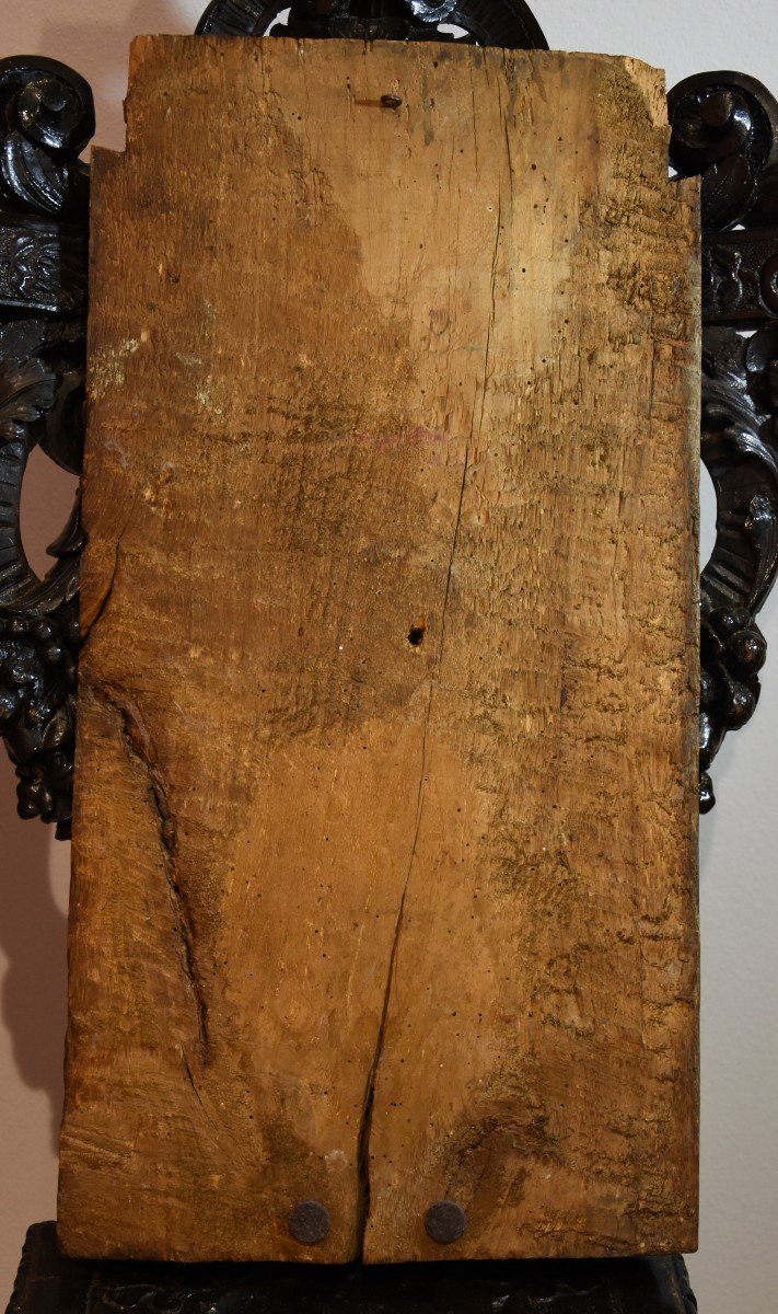 Altorilievo in legno ‘Santa Barbara’, Sud della Francia XVI/XVII secolo-photo-4