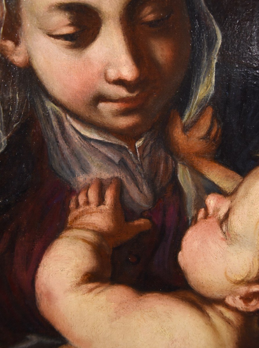 Alessandro Tiarini (Bologna, 1577 - 1668), Madonna con il Bambino-photo-5