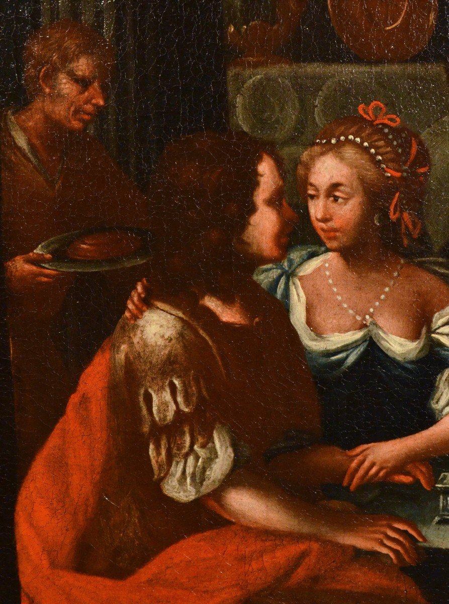 I piaceri del Figliol prodigo, Pittore fiammingo attivo in Veneto primi del XVII secolo-photo-7