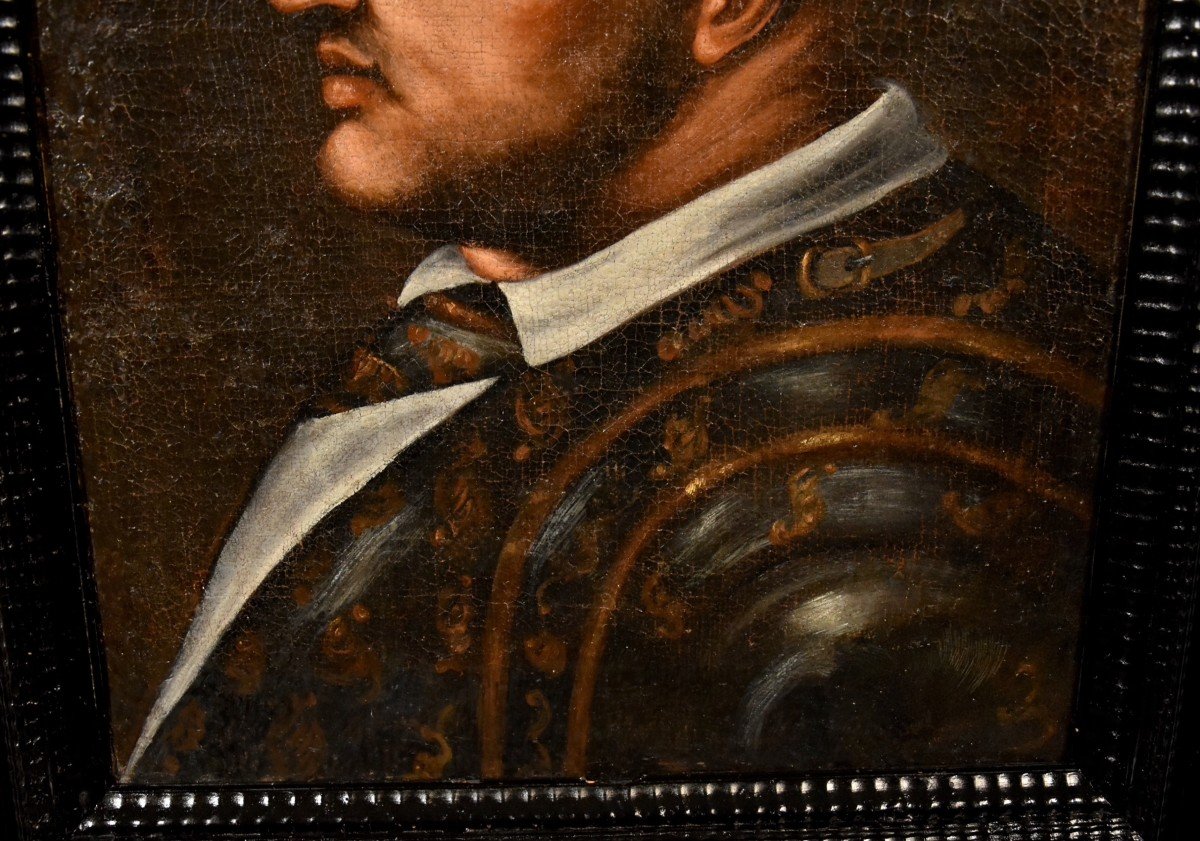 Ritratto dI Niccolò Orsini, conte di Pitigliano (1442-1510), Pittore toscano XVI secolo-photo-2