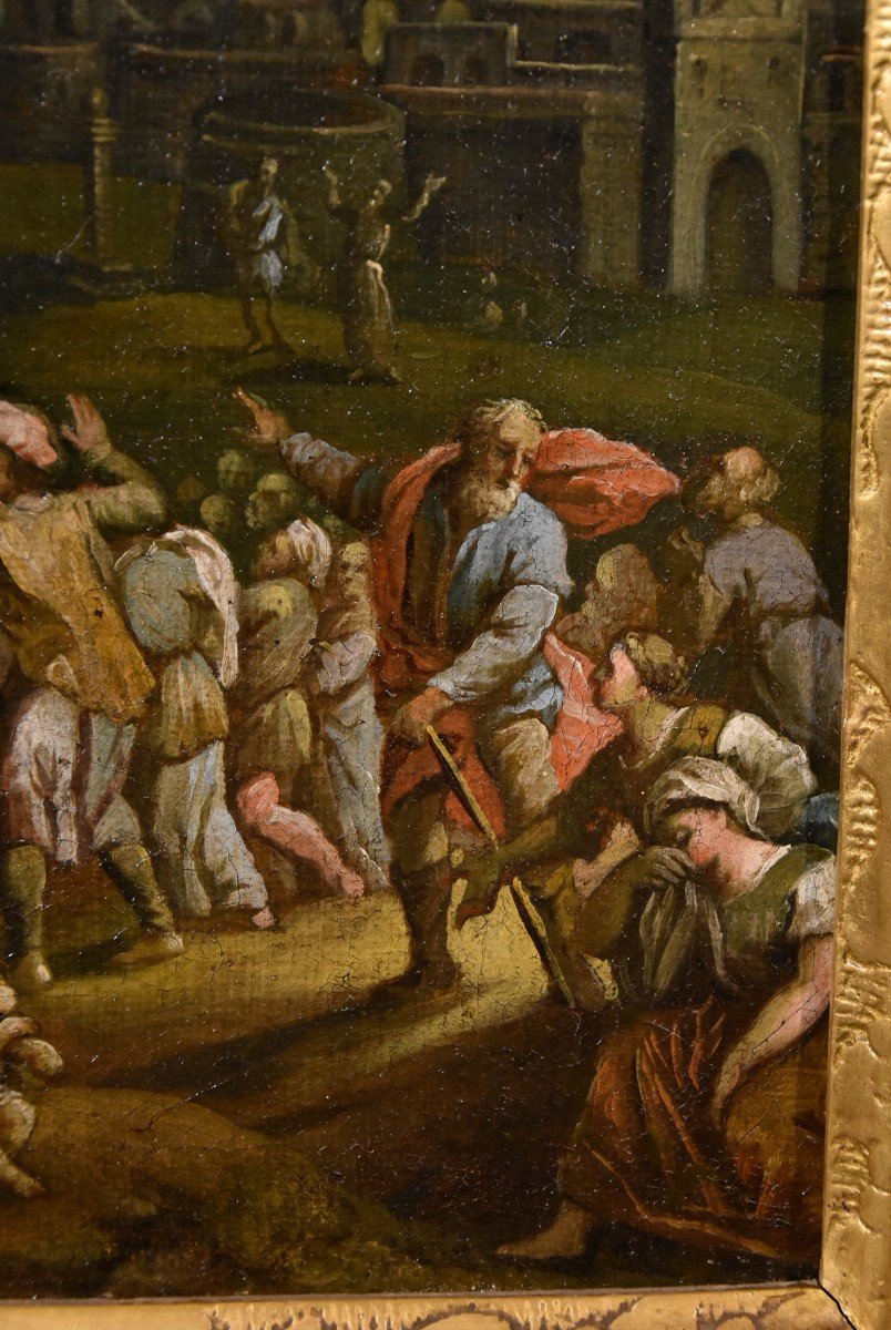 Paesaggio fantastico con la Crocifissione di Cristo, Scipione Compagno (Napoli 1624 - 1680)-photo-7