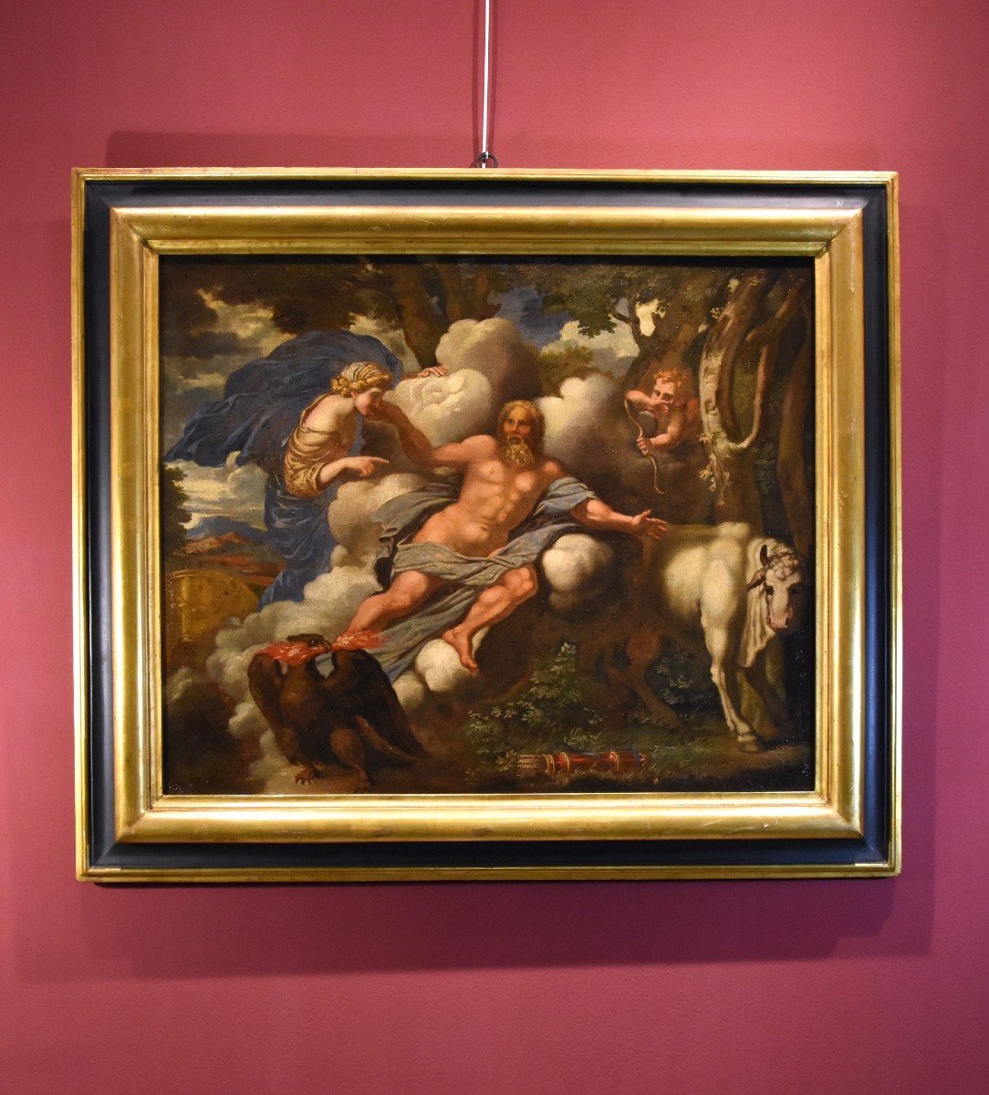  Il mito di Giove, Io e Giunone - Giovanni Angelo Canini (Roma, 1608 – Roma, 1666)-photo-5