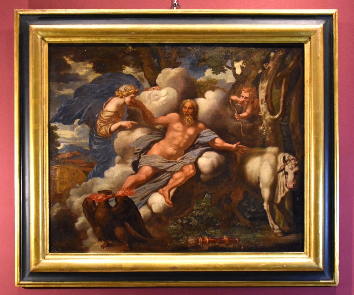  Il mito di Giove, Io e Giunone - Giovanni Angelo Canini (Roma, 1608 – Roma, 1666)