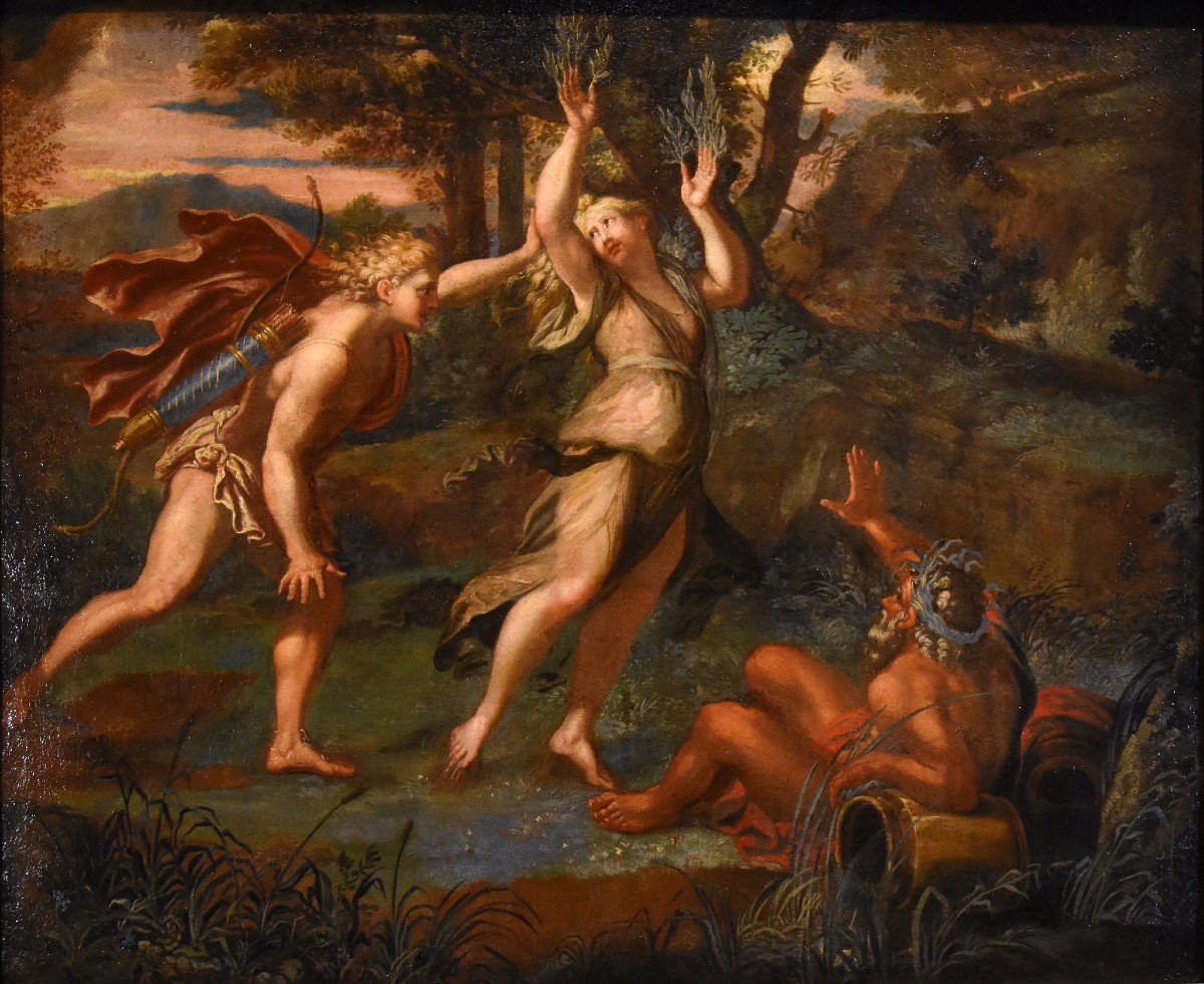 Giovanni Angelo Canini (Roma, 1608 – Roma, 1666) - Il mito di Apollo e Dafne-photo-2