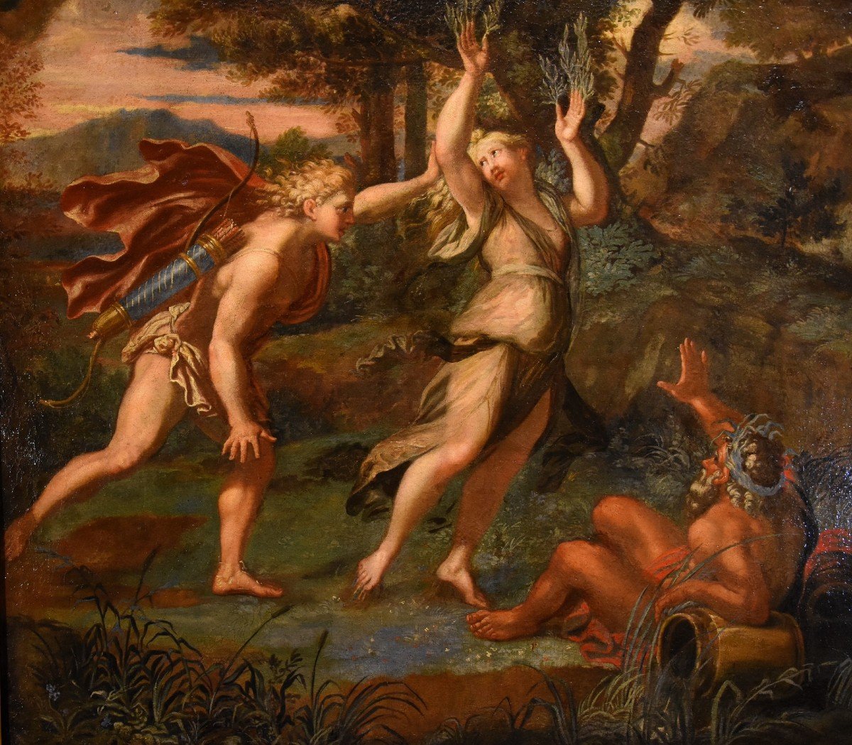 Giovanni Angelo Canini (Roma, 1608 – Roma, 1666) - Il mito di Apollo e Dafne-photo-3