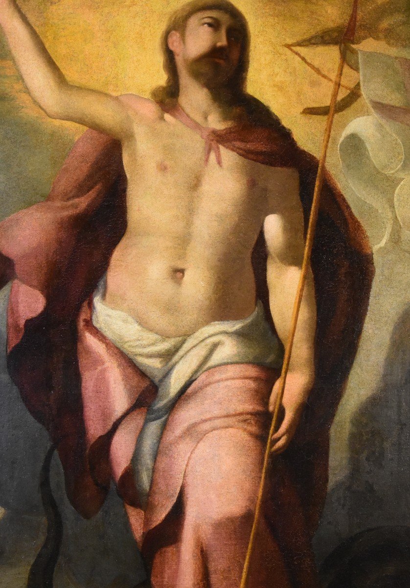 La Resurrezione di Cristo, Seguace di Tiziano Vecellio (Pieve di Cadore 1490 - Venezia 1576)-photo-1
