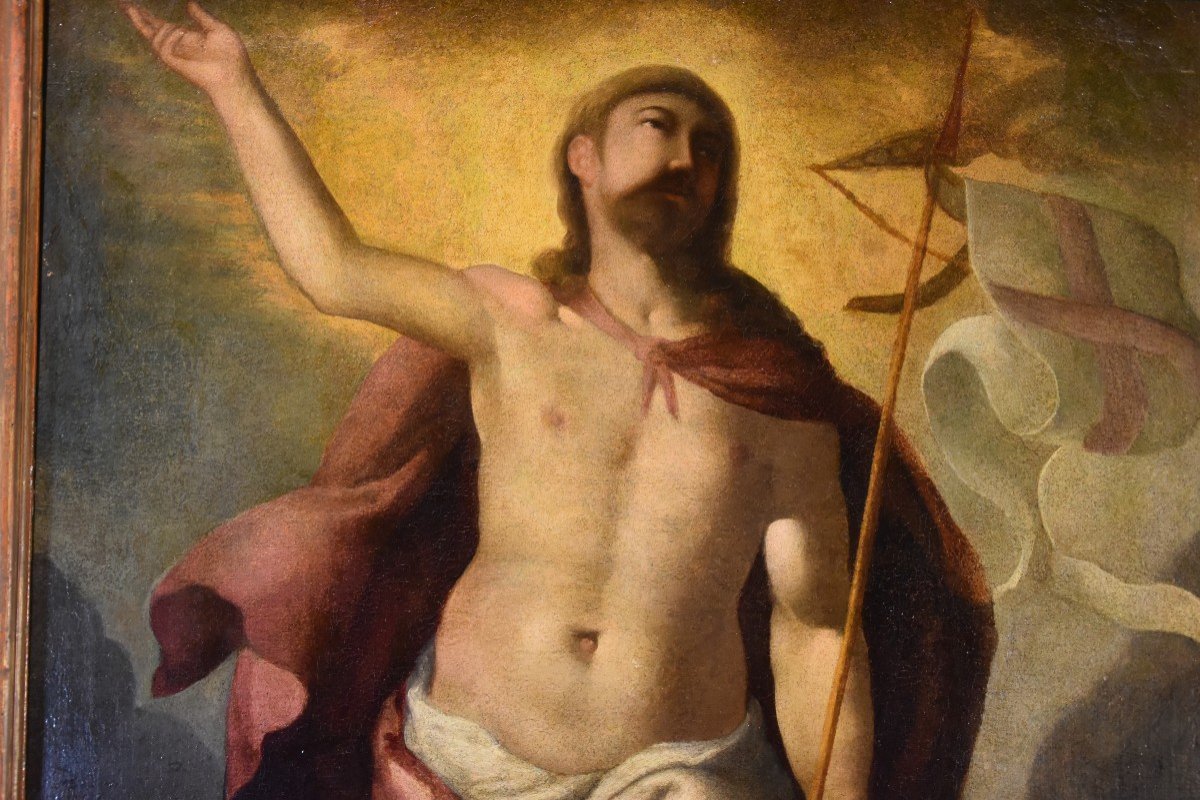 La Resurrezione di Cristo, Seguace di Tiziano Vecellio (Pieve di Cadore 1490 - Venezia 1576)-photo-5