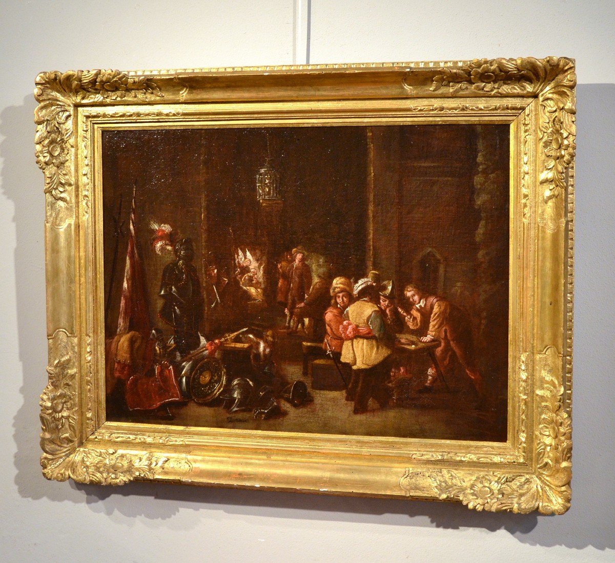 Il riposo dei soldati, Scuola fiamminga del XVII secolo Bottega di David Teniers il Giovane 