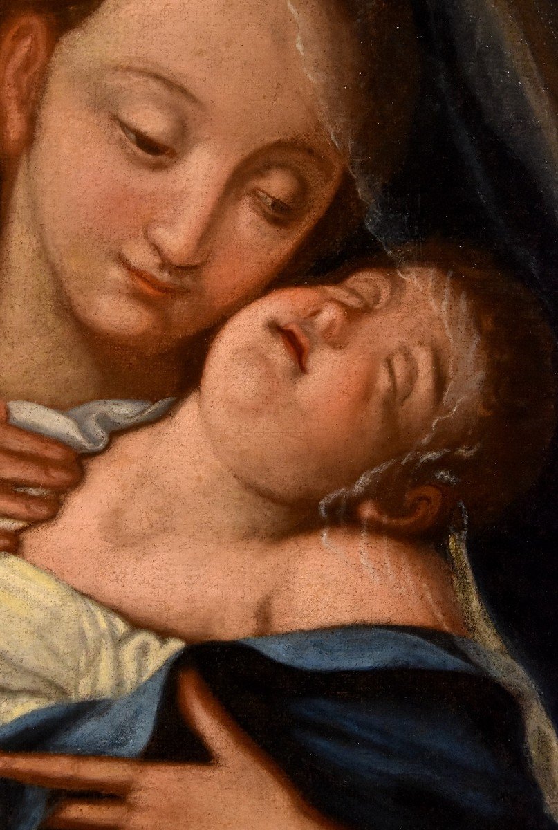 Madonna con il Bambino dormiente, Giovan Battista Salvi "il Sassoferrato" (1609 - 1685) seguace-photo-6