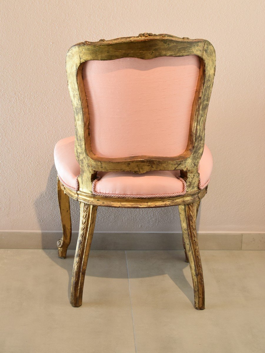 Coppia di sedie del periodo rococò, Francia XVIII secolo-photo-2