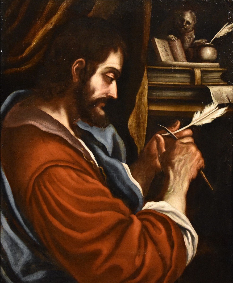 San Marco Evangelista, Giovanni Francesco Barbieri, Il Guercino (Cento, 1591 - Bologna, 1666)-photo-2