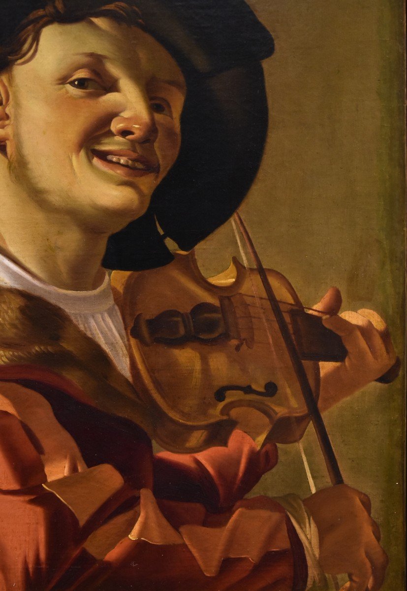 Suonatore di violino, Hendrick ter Brugghen (The Hague 1588–1629 Utrecht) Bottega-photo-3