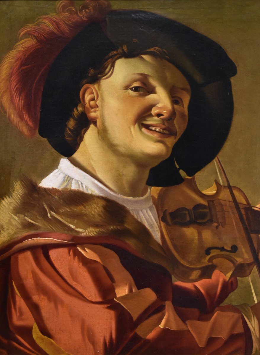Suonatore di violino, Hendrick ter Brugghen (The Hague 1588–1629 Utrecht) Bottega-photo-7