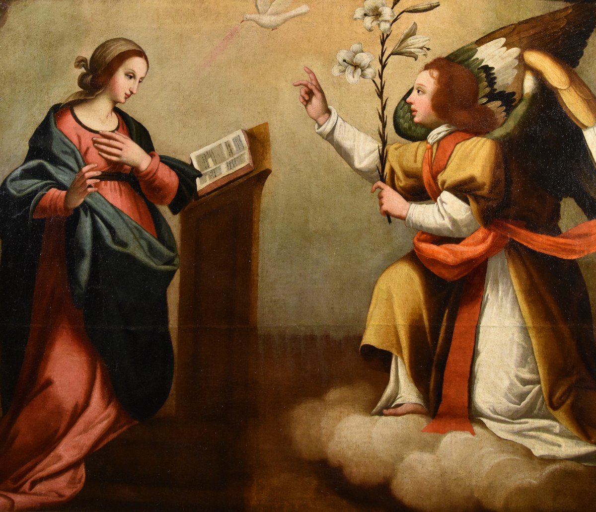 L’Annunciazione, Antonio del Ceraiolo o ‘il Ceraiolo’ (Attivo a Firenze, inizio XVI secolo)-photo-1