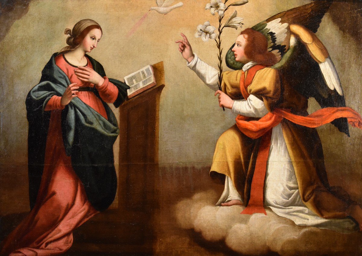 L’Annunciazione, Antonio del Ceraiolo o ‘il Ceraiolo’ (Attivo a Firenze, inizio XVI secolo)