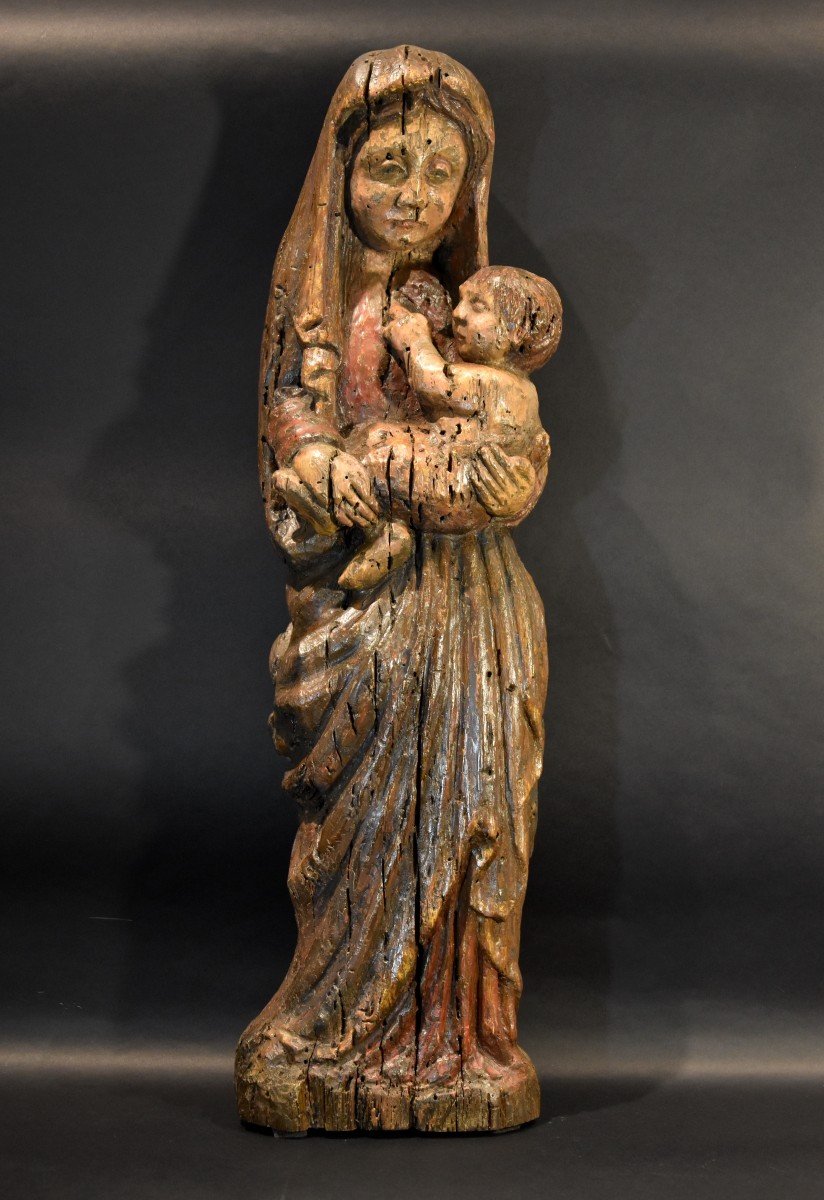 Vergine con Bambino, Scultore franco-catalano XIII-XIV Secolo
