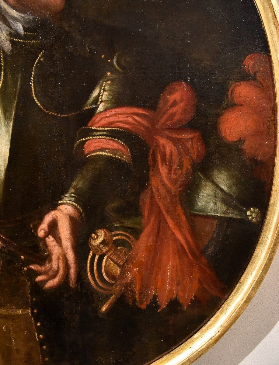 Ritratto di gentiluomo in armatura, Giovanni Bernardo Carbone (Genova, 1616 - 1683) bottega-photo-5